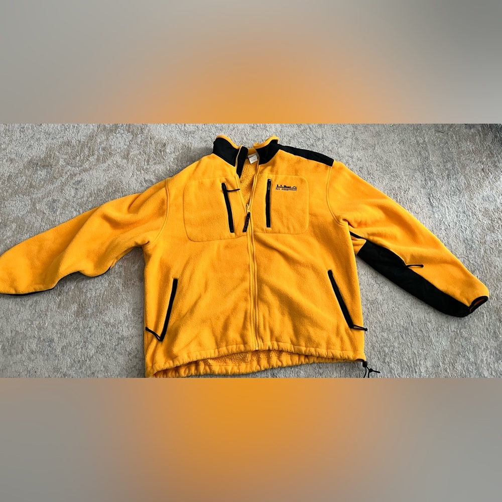 Vintage L.L. Bean Gorp Zip Up All Conditions Outdoors Fleece size L
